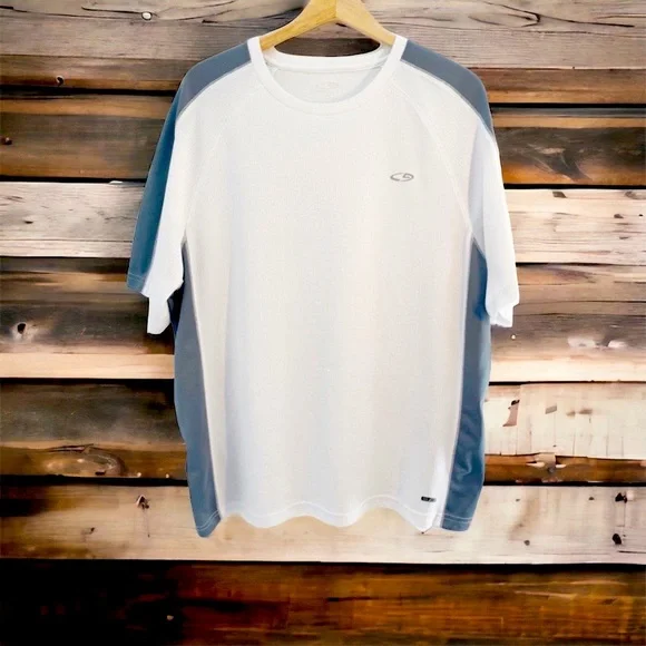 C9 by Champion Shirts C9 By Champion Mens White Gray Short